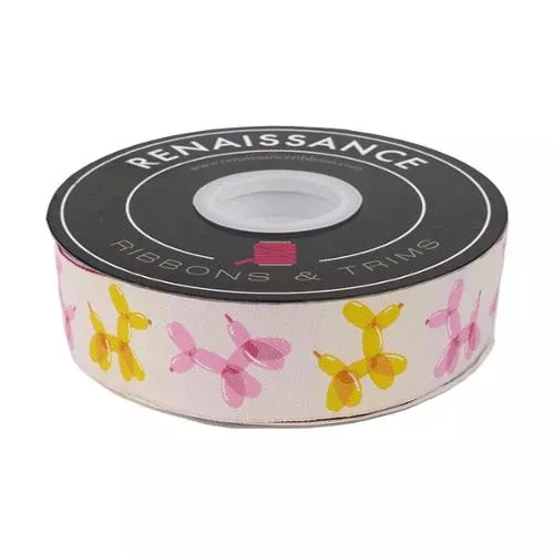 1.5" Ribbon Balloon Dogs