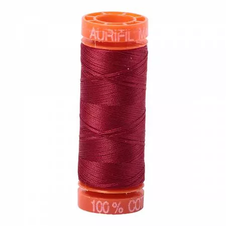 #1103 Burgundy 50wt Aurifil 100% Cotton Mako Thread