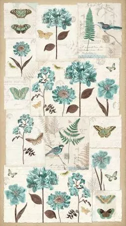 #162 En Bleu Digital 24in Panel 4029 55 Multi Color