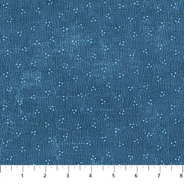 28738-44 American Heartland Tri-Star Blue Northcott Fabrics Sold By th