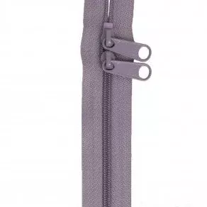 30" Handbag Zippers-Double-Slide Gunmetal