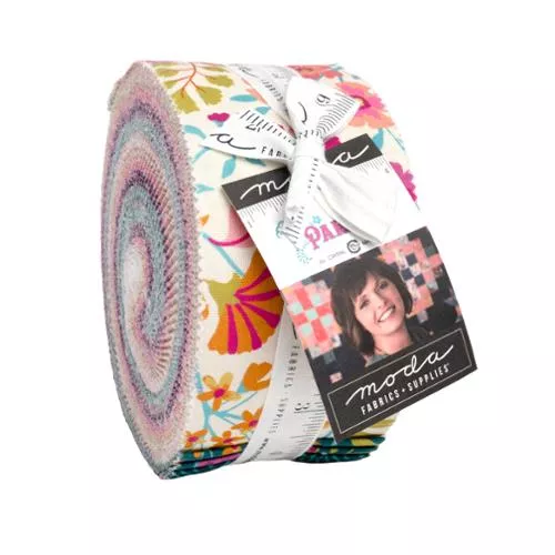 40pcs- 2.5" x 44" strips- PARLOR JELLY ROLL- by Crystal Manning for Moda - 11960JR