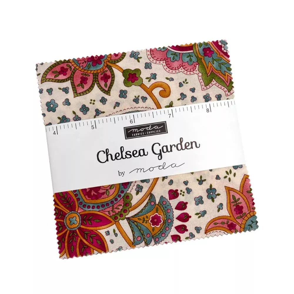 5" - 42pcs- Chelsea Garden 2026 CHARM PACK- by Moda - 33850PP