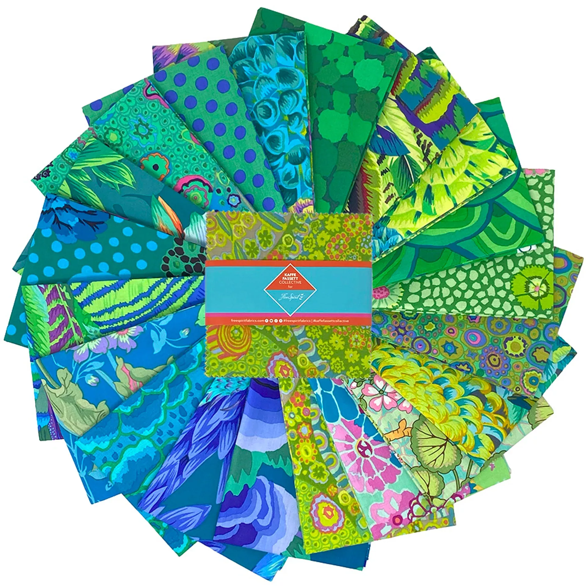 5" - 42pcs- CLASSIC PLUS CHARM PACK- TIDAL FB6CPGPKaffe Fassett Collective