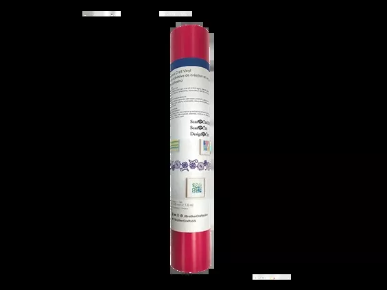 6-Foot Roll Adhesive Craft Vinyl Hot Pink