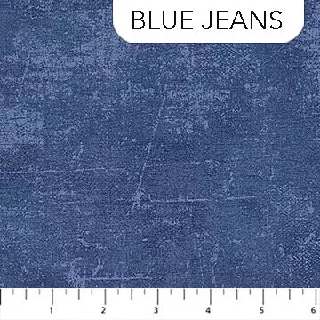 9030-43 American Heartland Blue Jeans Texture Northcott Fabrics Sold B
