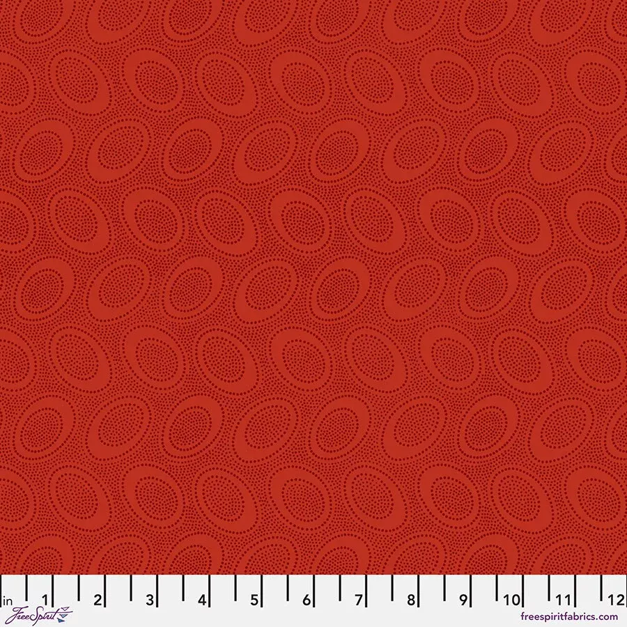 Aboriginal Dot RED Kaffe Fassett Collective FABRIC