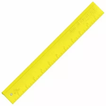 Add-A-Quarter 12" Yellow Ruler
