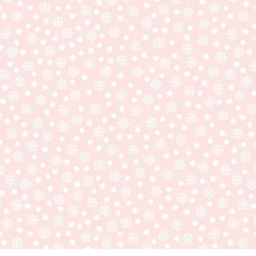 Alpine Valley: FIRST SNOW CORAL Fabric (1/2 yd)