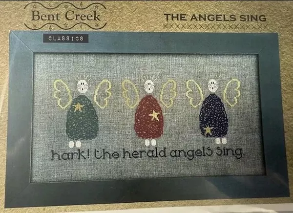 The Angels Sing Cross Stitch by Bent Creek - Paper Pattern