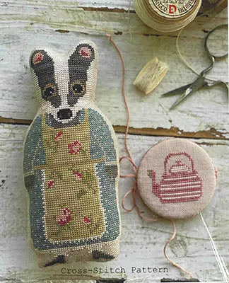 Animal Crackers British Series: Clovis Cross Stitch by Stacy Nash Designs - Paper Pattern