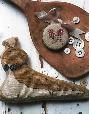 Animal Crackers Series: Peroy Cross Stitch by Stacy Nash Designs - Paper Pattern