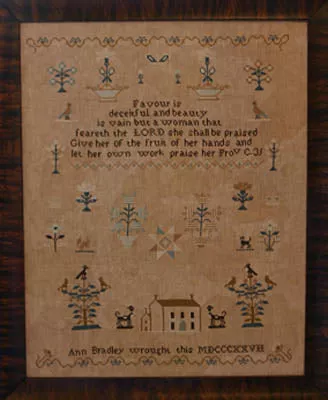 Ann Bradley Sampler - Stacy Nash Primitives