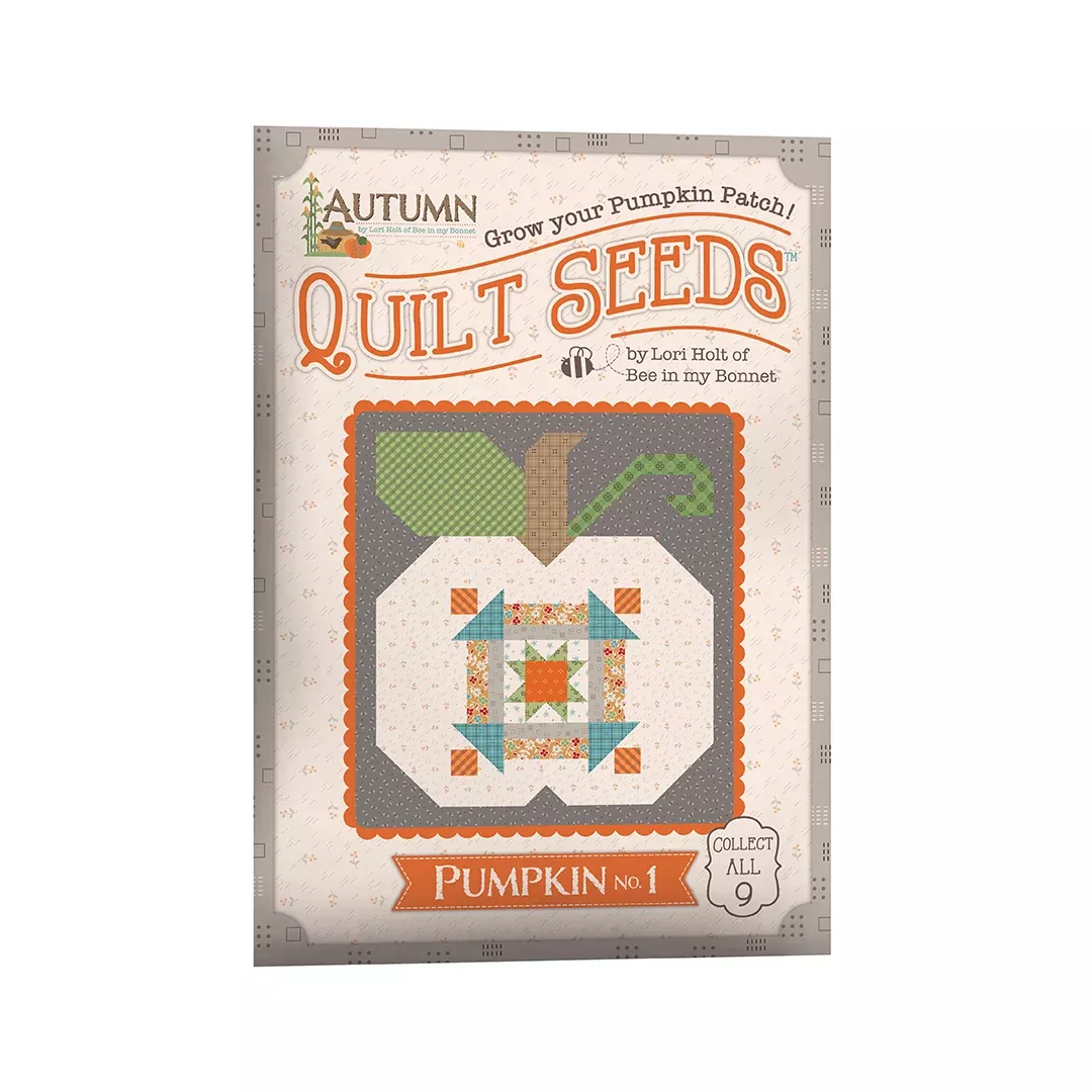 Autumn Quilt Seeds Pumpkin #1 Pattern by Lori Holt of Bee in my Bonnet