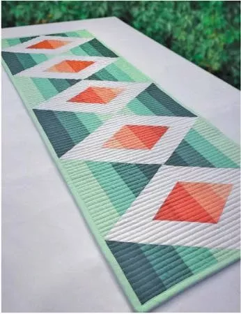 AZTEK DIAMOND TABLE RUNNER Pattern by Krista Moser