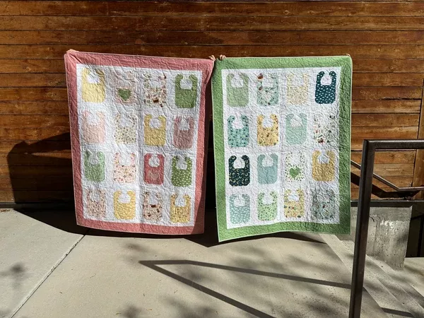 Baby Girl Bib Quilt Kit