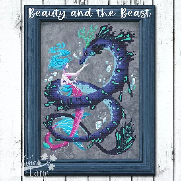Beauty and the Beast by Autumn Lane Stitchery - Paper Pattern