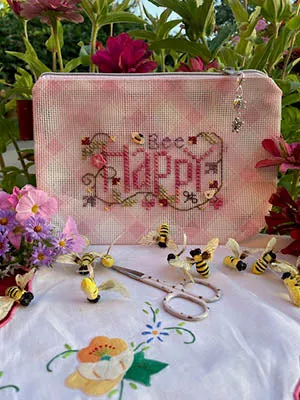 Bee Happy Mini Bag Cross Stitch by Shepherd's Bush - Paper Pattern