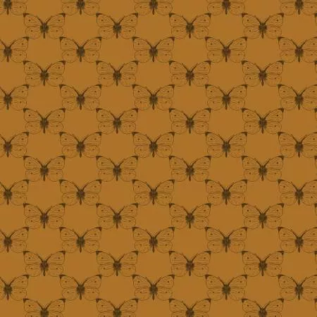 Bee Haven EtchedCabbageButterfly Caramel 16415B-35