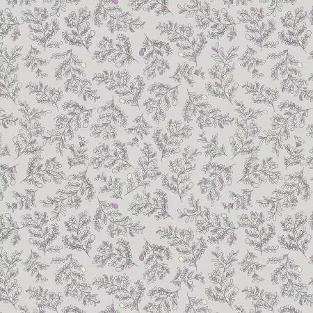 Bee Haven Leafy Loops Grey 16410B-08