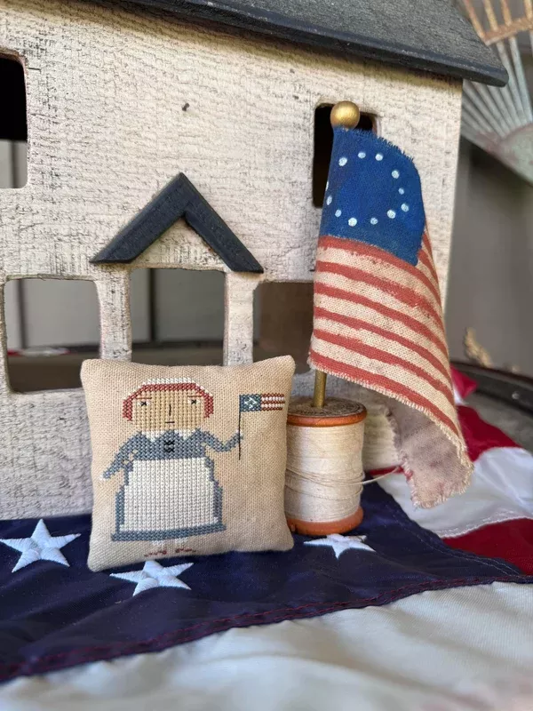 Betsy Cross Stitch by Notforgotten Farm - Paper Pattern