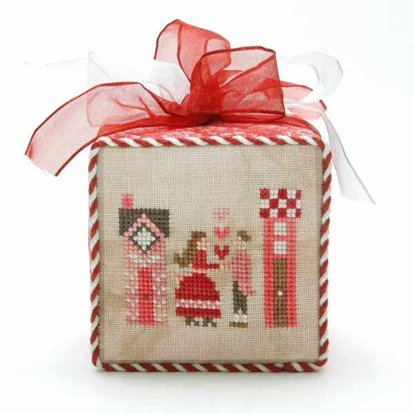 Big-Hearted Frill Cross Stitch by Heart in Hand - Paper Pattern
