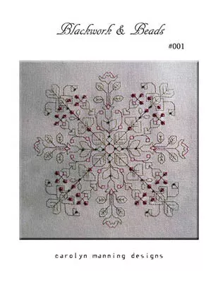 Blackwork & Beads 001 - CM Designs