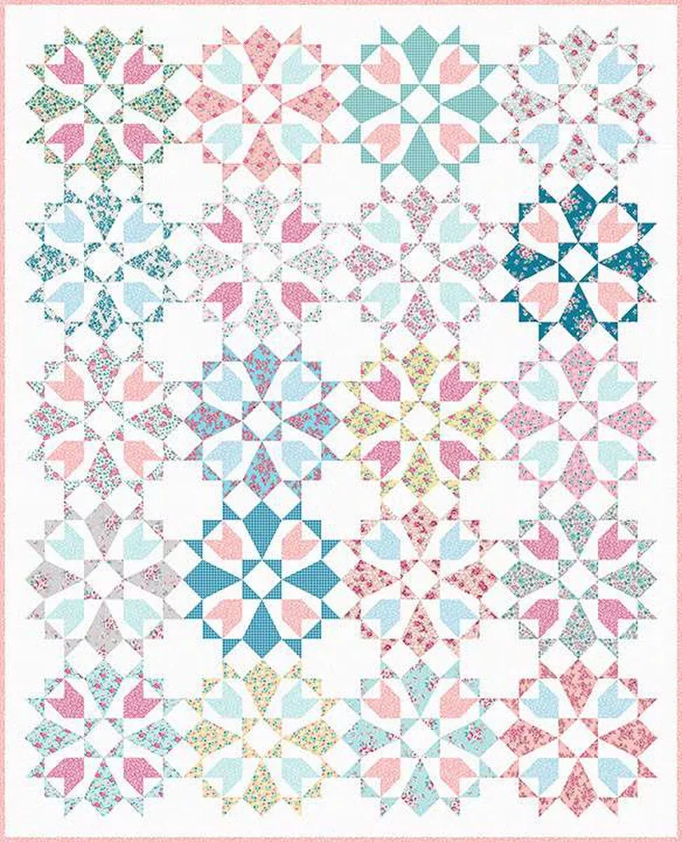 BLOOMING TULIPS Quilt Pattern by GERRI ROBINSON