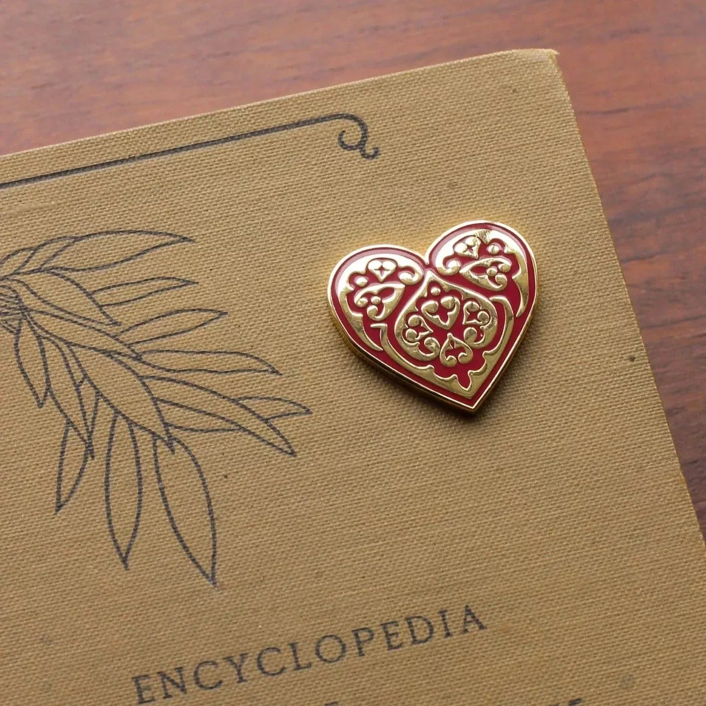 Byzantine Rose Needleminder - Avlea Folk Embroidery