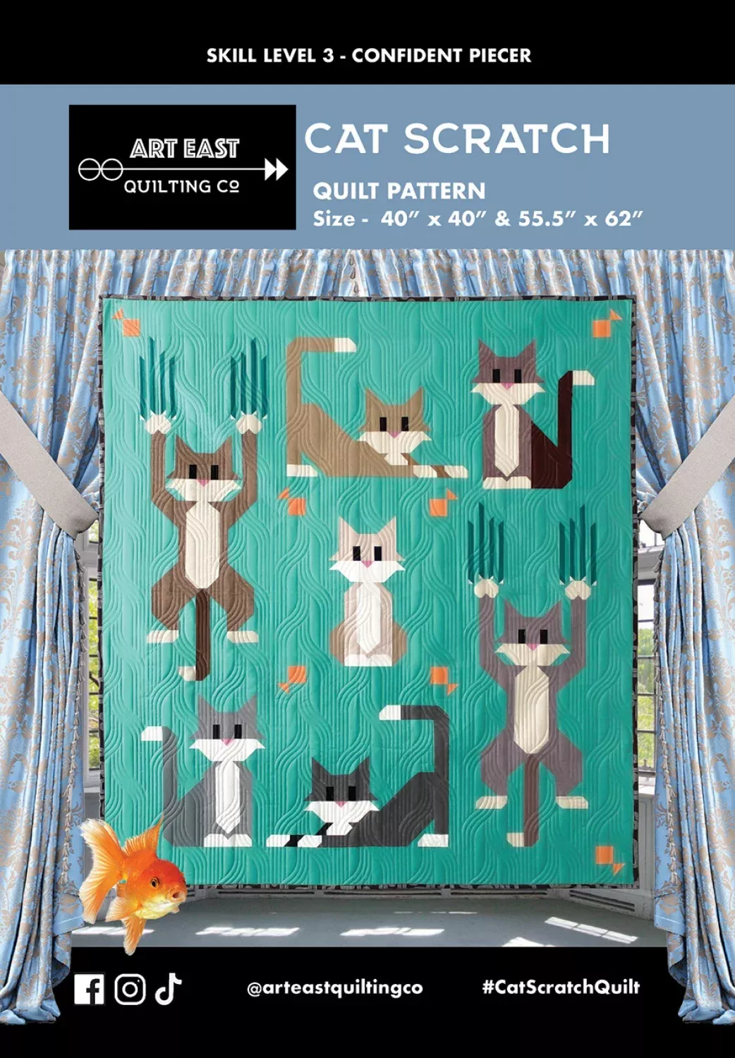 CAT SCRATCH Quilt Pattern Booklet