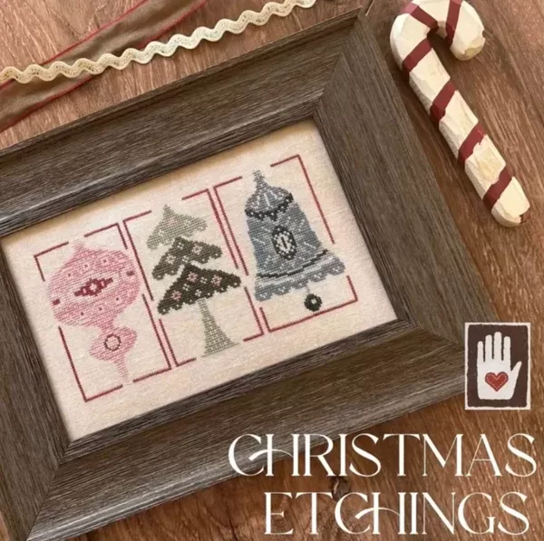 Christmas Etchings by Heart In Hand - Cross Stitch - Paper Pattern