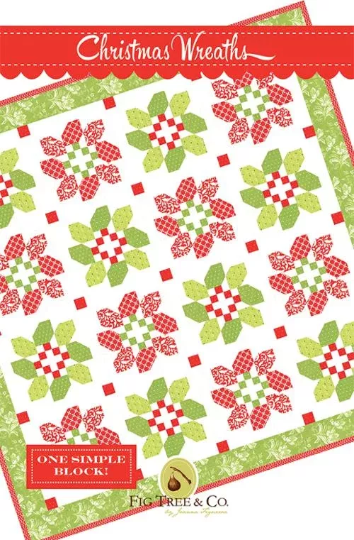 CHRISTMAS WREATH Pattern by Fig Tree Quilts