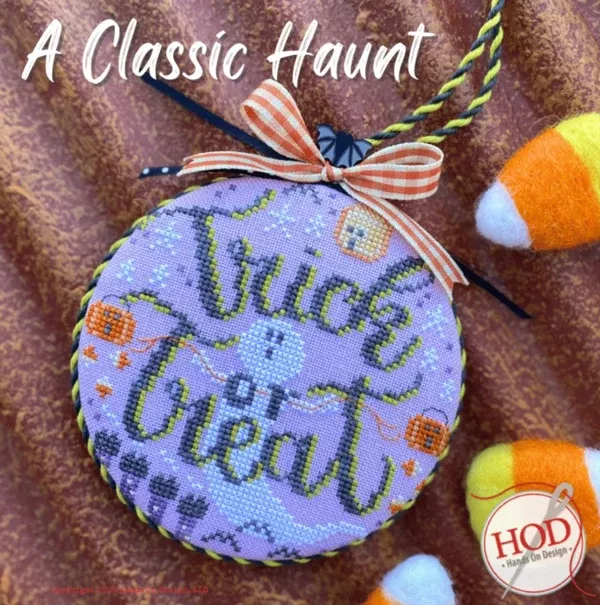 A Classic Haunt Cross Stitch by Hands on Design - PAPER Pattern