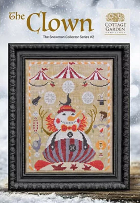 The Clown - The Snowman Collector Series #2 Cross Stitch by Cottage Garden Samplings Paper Pattern