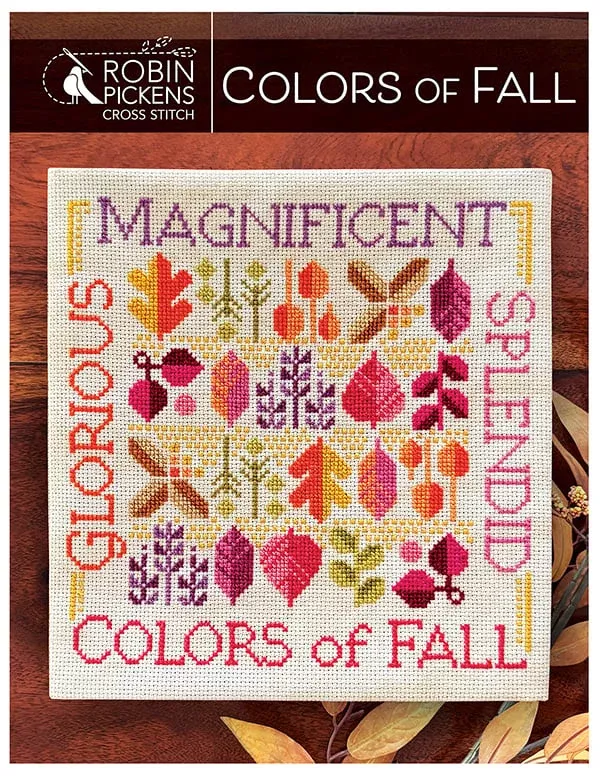 Colors of Fall Cross Stitch by Robin Pickens - Paper Pattern