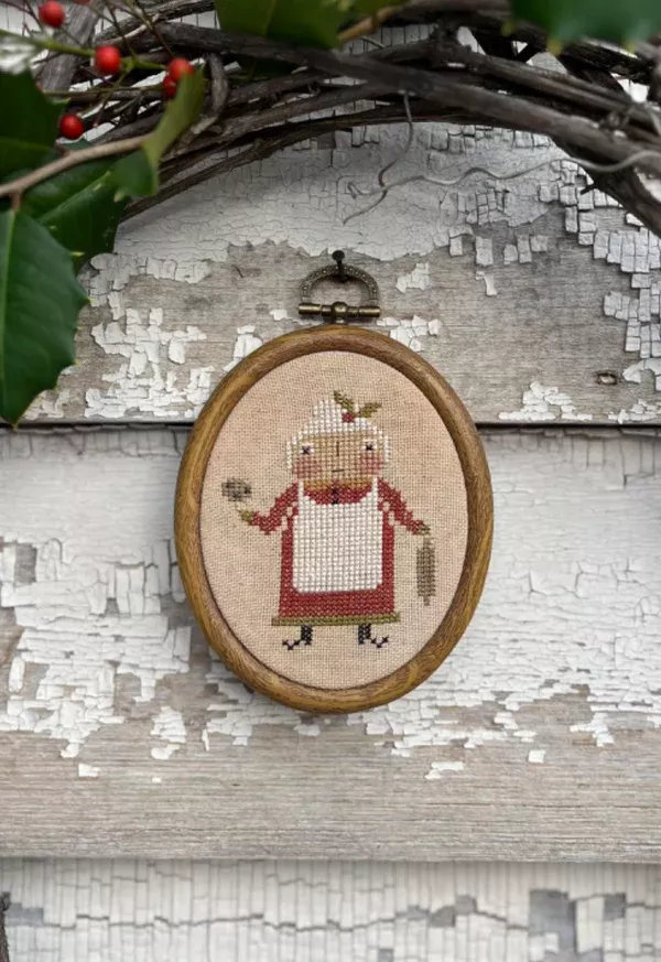 Cookie Klaus Cross Stitch by Notforgotten Farm - Paper Pattern