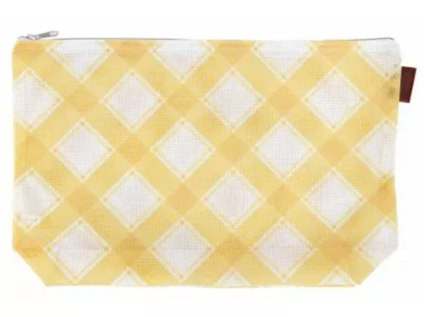 Cornsilk Mad for Plaid Project Bag