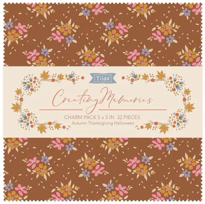 Creating Memories Charm Pack- Autumn - Tilda Fabrics - 5" - 32pcs