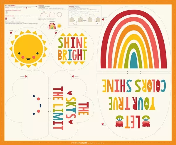 Cut Sew Create - Sunshine Rainbow