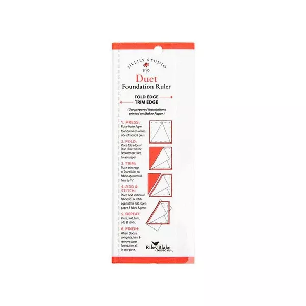 Duet Foundation Ruler by Jill Finley