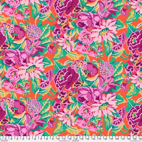 Floral Dance Magenta Kaffe From the Archives PWGP012.MAGENTA