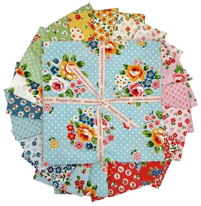 Flower Market 10" Precuts by Elea Lutz for Poppie Cotton Fabrics
