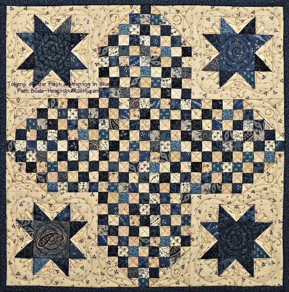 Gathering in Blue Pattern {Paper}