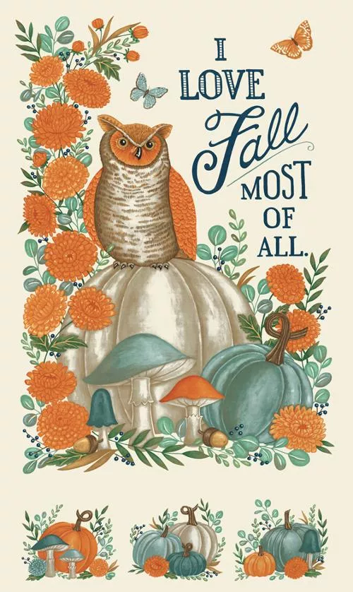 I Love Fall Most Warm White | 56147 11 | PANEL