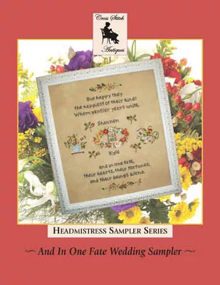And In One Fate Wedding Sampler - Cross Stitch Antiques