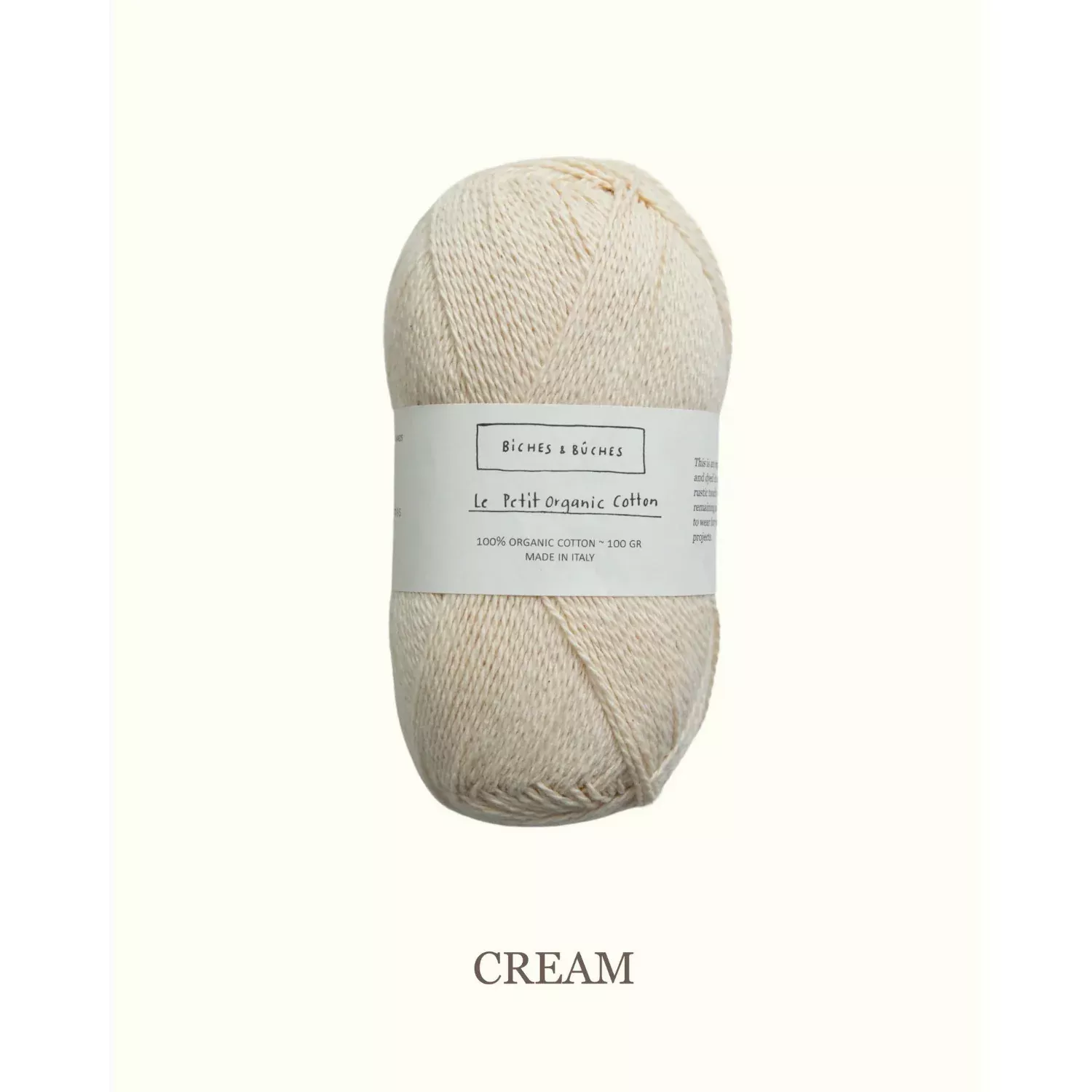 Le Petit Organic Cotton B2B - Cream