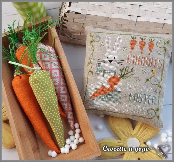 The Little Bunny Cross Stitch by Crocette A Gogò - Paper Pattern