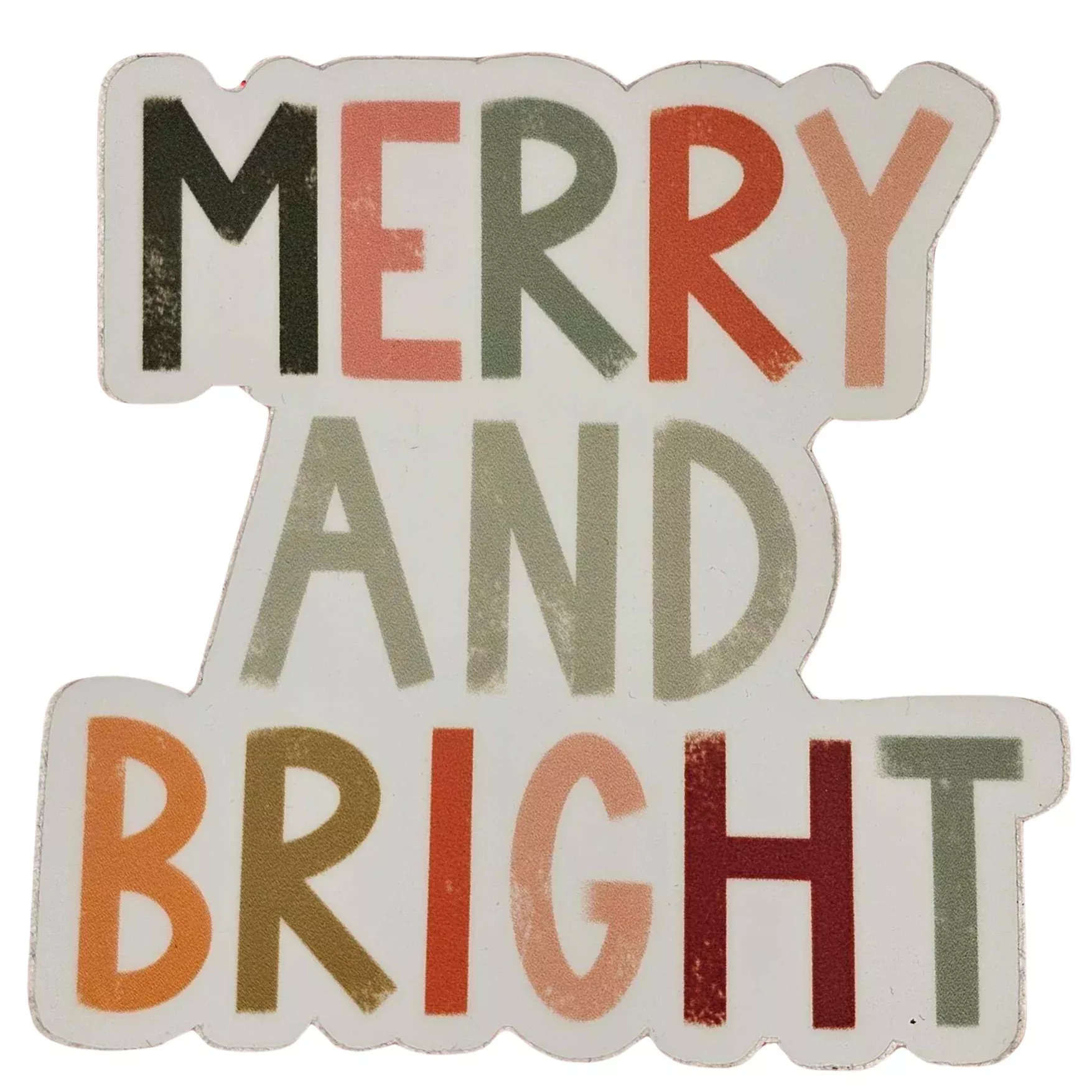 Merry and Bright - Sticker