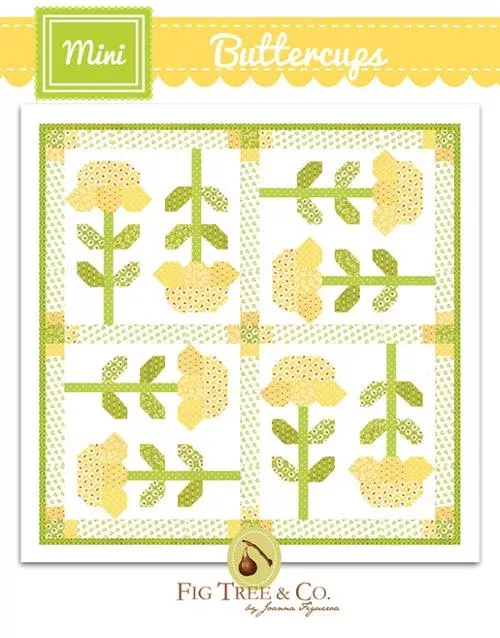 MINI BUTTERCUPS Quilt Pattern by Fig Tree Quilts