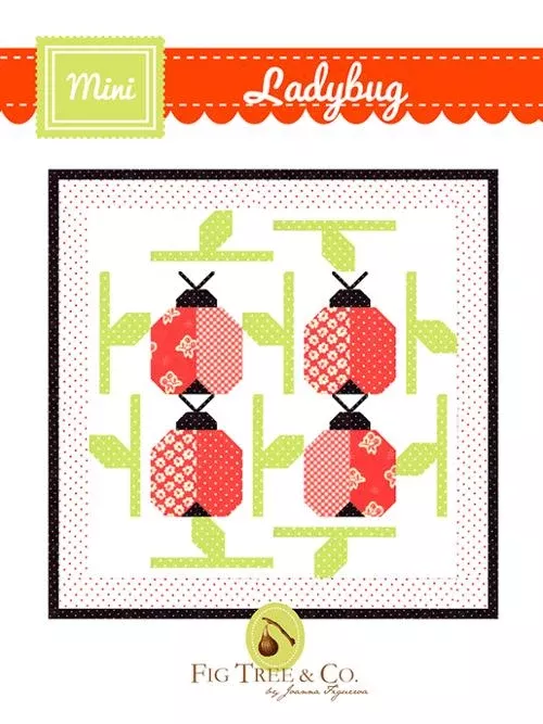 MINI LADYBUG Quilt Pattern by Fig Tree Quilts